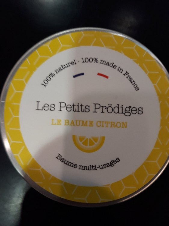 Baume multi-usages citron 100% naturel - 30ml - Les Petits Prödiges