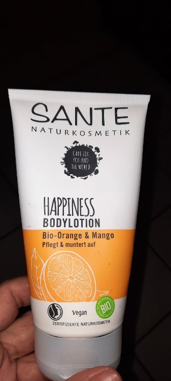 Sante Naturkosmetik Bodylotion Happiness Bio-Orange & Mango - 150 ml - INCI  Beauty