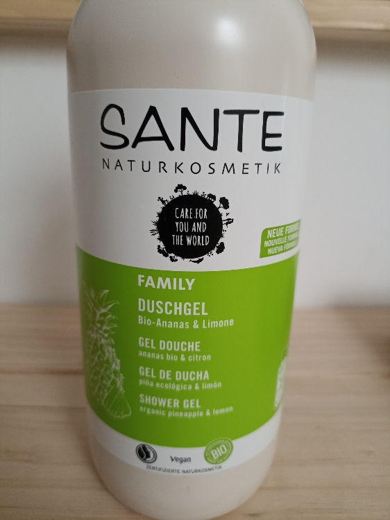 Sante Family - Gel Douche Bio - Ananas & Citron 500ml