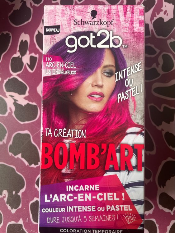 Schwarzkopf - Got2B - Bomb'Art - Coloration Semi Permanente Cheveux -  Arc-En-Ciel 110 La Chaleureuse - 20 ml - Cdiscount Au quotidien