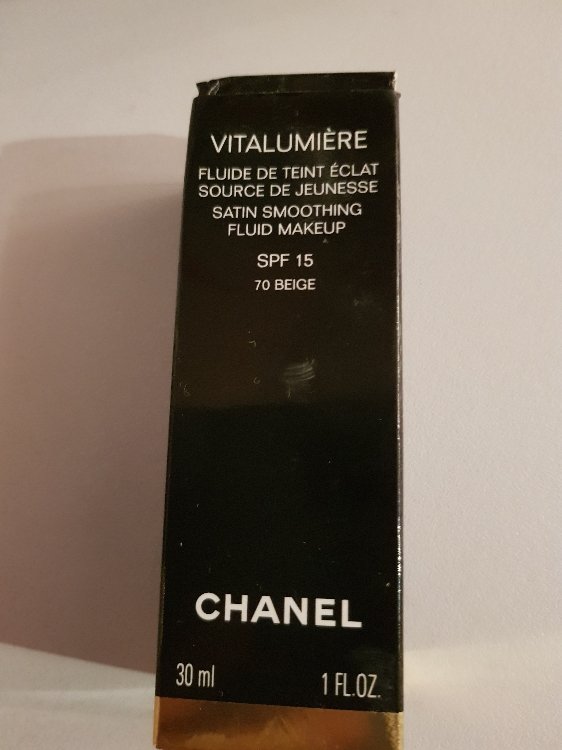 Chanel Vitalumiere Satin Smoothing Fluid Makeup SPF 15 - 50 Naturel 1 oz  Foundation