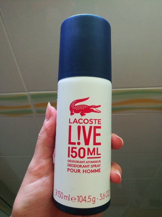 Samle bøn Godkendelse Lacoste Live - Déodorant spray pour homme - INCI Beauty