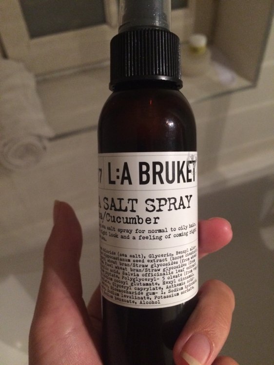 L A Bruket No 157 Sea Salt Spray Cucumber 120 Ml Inci Beauty