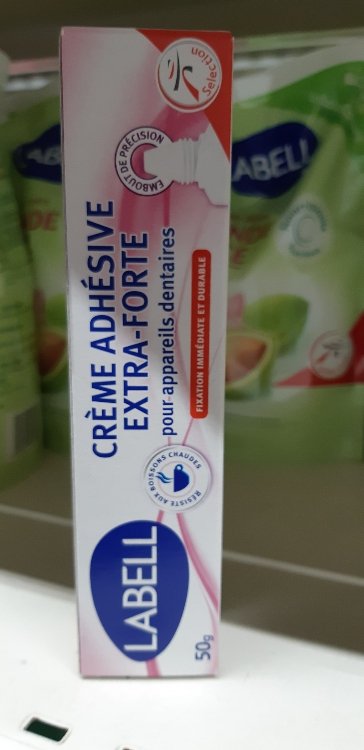 Crème adhésive extra-forte pour appareils dentaires 50g - LABELL