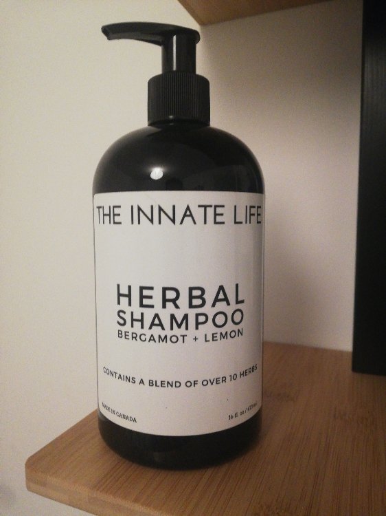 The Innate Herbal shampoo bergamot + lemon INCI