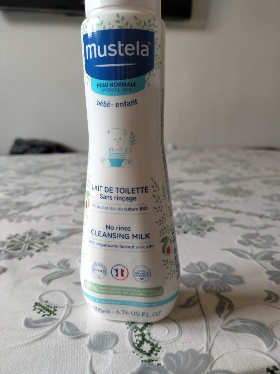 Mustela Lait de Toilette Sans Rinçage 500 ml