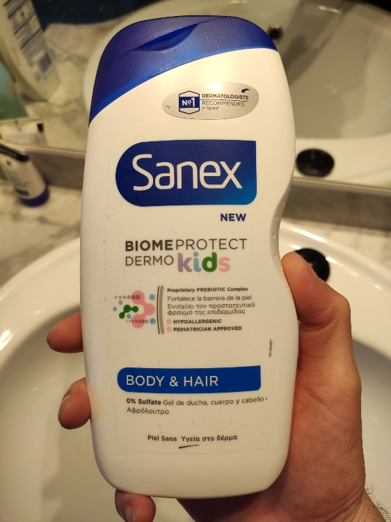 Sanex BiomeProtect Dermo Kids - Body & Hair Shower Gel - 475 ml - INCI  Beauty