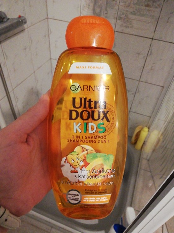 GARNIER Utra Doux Shampoing Enfant 2 en 1 - Abricot et fleur de coton - 250  ml