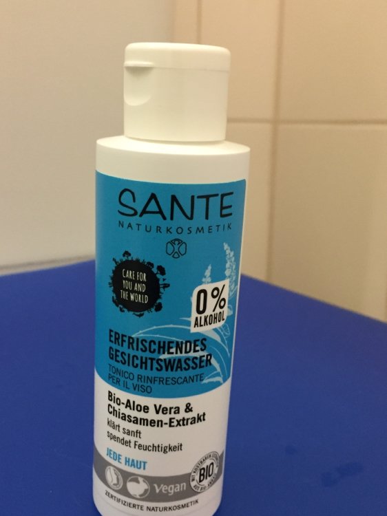 Beauty Toner Organic Refreshing Sante ml & - Seed INCI 125 Aloe - Oil Chia Naturkosmetik