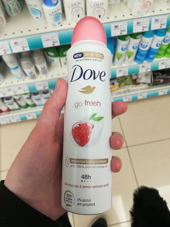 Dove Deodorante Go Fresh Pomegranate & Lemon Verbena Scent 48h - 3 x 150 ml  - INCI Beauty