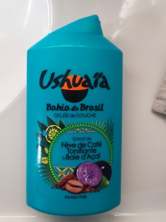 Ushuaïa Bahia do Brasil - Gelée de douche à l'Extrait de Fève de Café  Tonifiante & Baies d'Açaï - INCI Beauty