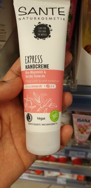 - Sante Bio-Mandelöl Express Handcreme Beauty INCI Weiße & - Tonerde Naturkosmetik 75 ml