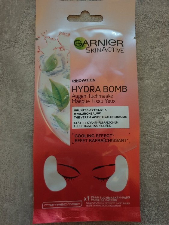 Garnier Skinactive Augentuch Maske Skin Active Hydra Bomb Anti Krahenfusse 2 St Inci Beauty