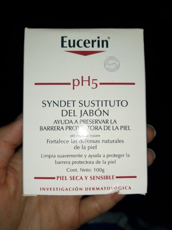 Eucerin pH5 - Syndet sustituto del jabón piel seca - 100g - INCI Beauty