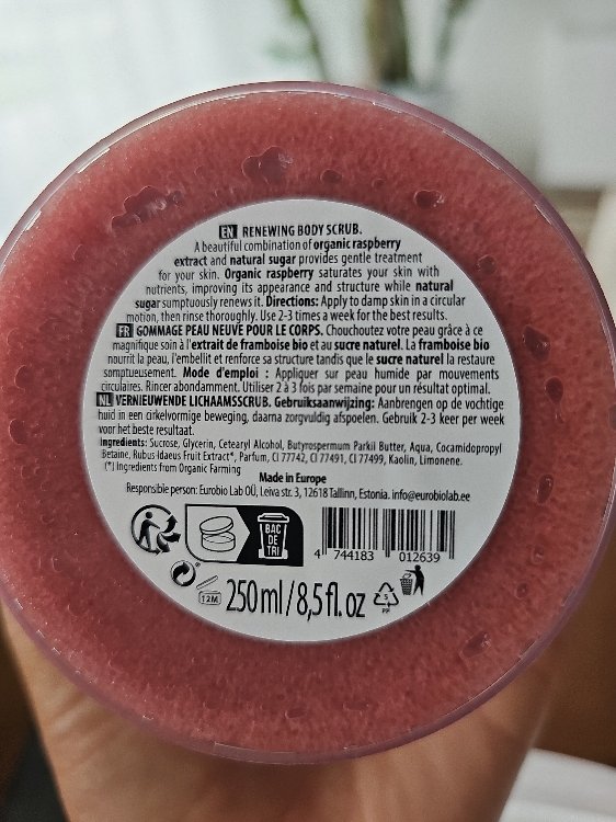 Renewing Raspberry & Sugar Body Scrub 250 ml
