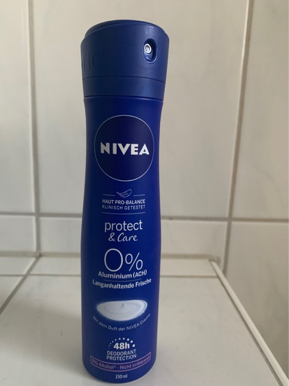 Nivea Protect & Care Deodorant Spray 0% aluminium 150 ml INCI Beauty