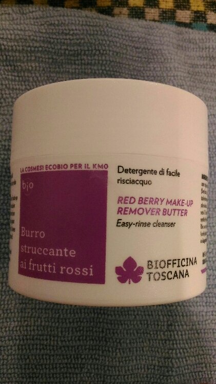 Biofficina Toscana Red Berry Make Up Remover Butter 150 Ml Inci Beauty