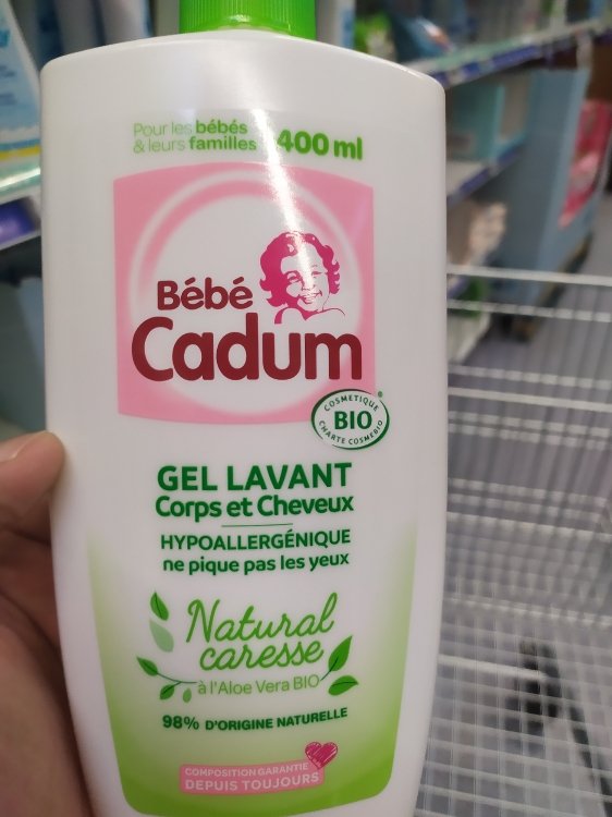 Bébé Cadum Gel lavant bio corps et cheveux - INCI Beauty
