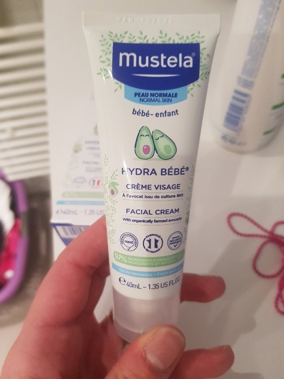 Mustela Hydra Bébé - Crème visage à l'avocat bio - INCI Beauty