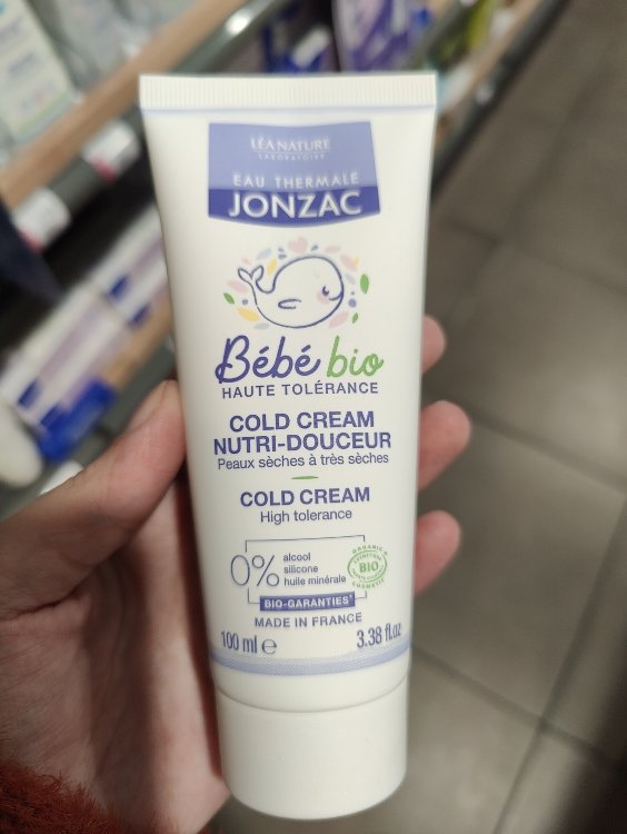 Eau Thermale JONZAC BébéBio Cold Cream, 100 ml