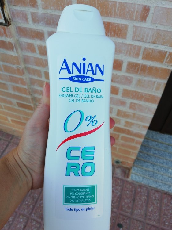 Anian Gel Baño 0% Cero 750 ml - INCI Beauty
