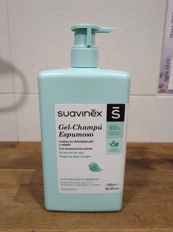 Suavinex Gel-Champú Espumoso - Cuerpo y cabello PH 5.5 - 750ml