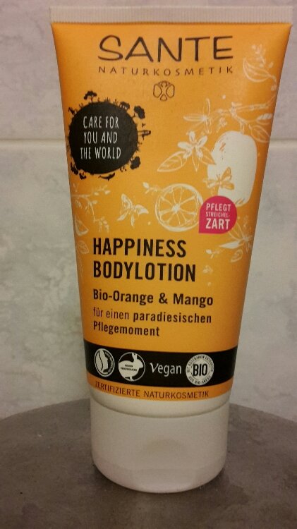 Sante Naturkosmetik HAPPINESS Organic Mango - Beauty ml & INCI Lotion 150 Orange Body