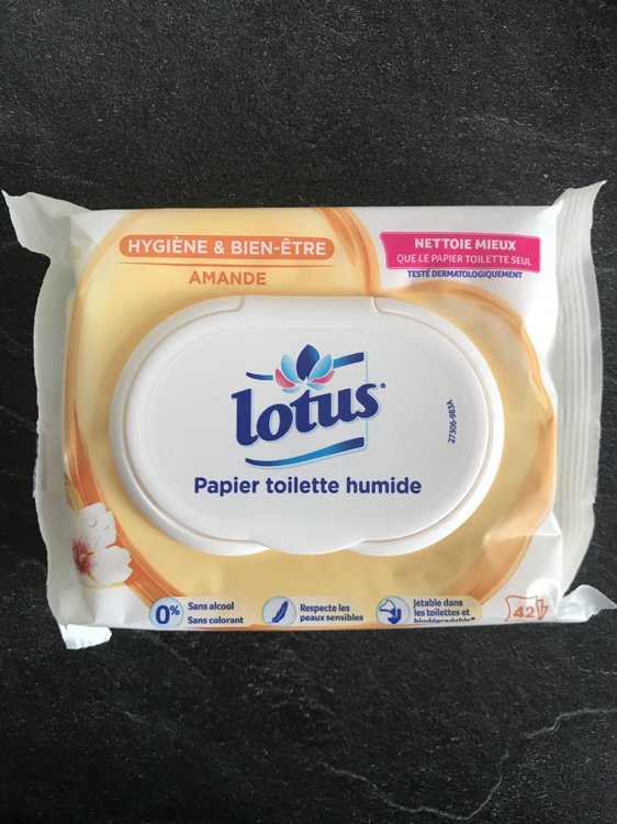 Lotus Amande Cocoon - Papier toilette humide 42 feuilles - INCI Beauty