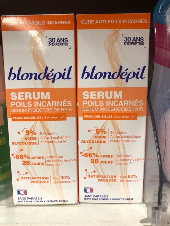 Blondépil Sérum Anti-Poils Incarnes Cure 1 Mois Peaux Sensibles 75 ml -  INCI Beauty