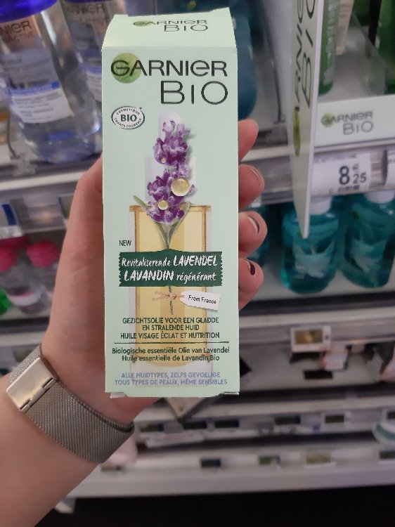 Gezichtsolie Garnier Lavendel Beauty Bio Anti-Age INCI -
