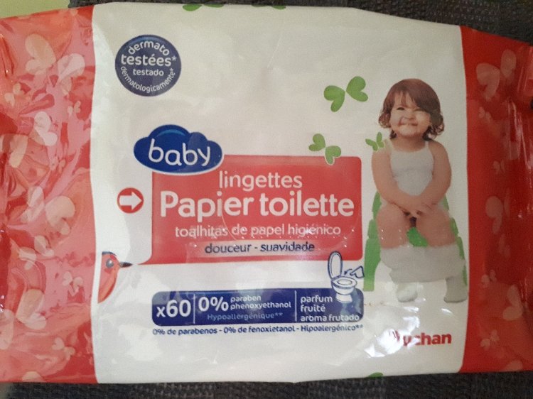 Lingettes Toilettes parfum fruits rouges - Mots d'enfants