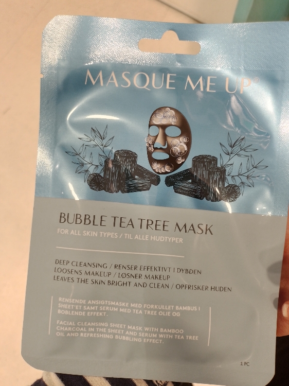 Phobia Betaling enhed Masque Me Up Bubble Tea tree mask - for all skin types - INCI Beauty