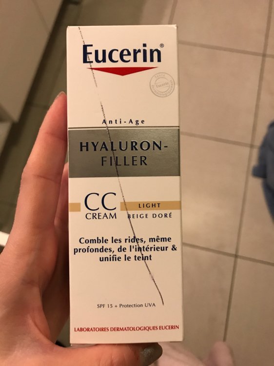 Nieuwheid Retentie gebroken Eucerin Hyaluron-Filler - CC Cream Light - INCI Beauty