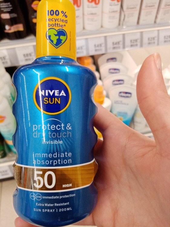 nogmaals wol Regelmatig Nivea Sun Protect & Dry Touch Invisible Sun Spray - 200 ml - SPF 50 - INCI  Beauty