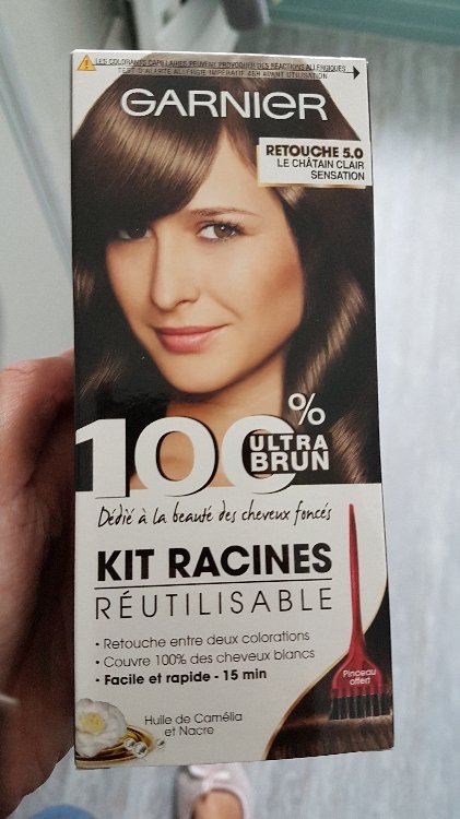 Garnier - 100% Ultra Brun - Kit Racines Réutilisable Châtain