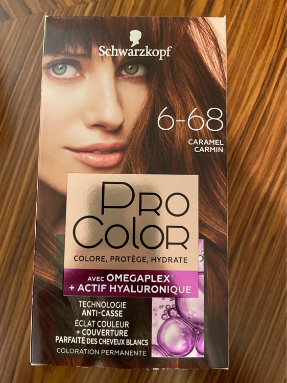 indruk campagne jacht Schwarzkopf Pro color Coloration Caramel Carmin 6.68 - INCI Beauty