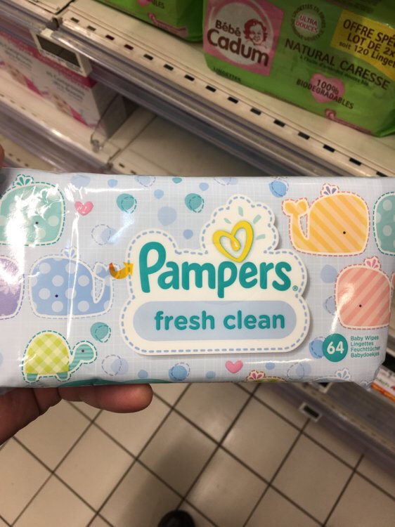 Lingettes Bébé Fresh Clean PAMPERS