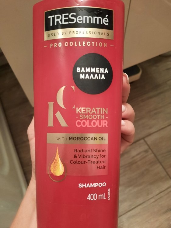 TRESemmé Shampoo Keratin Smooth Colour with Moroccan Oil - 400 ml - INCI  Beauty