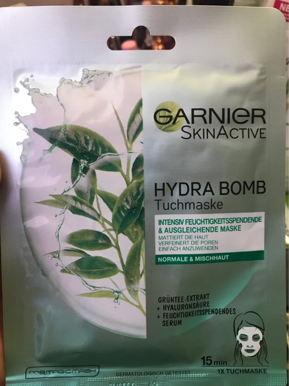 Garnier SkinActive INCI Hydra Tuchmaske Bomb - Beauty