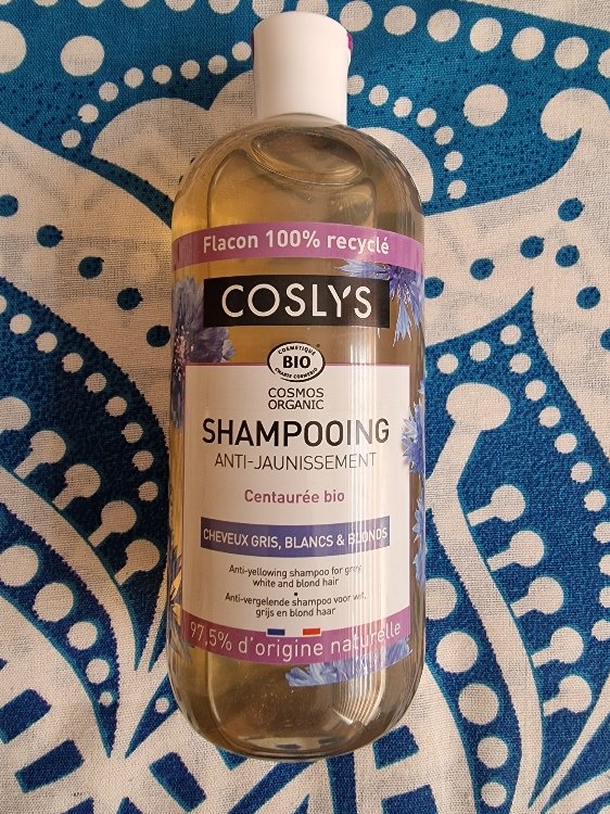 Coslys Shampoing anti-jaunissement - cheveux blancs et blonds