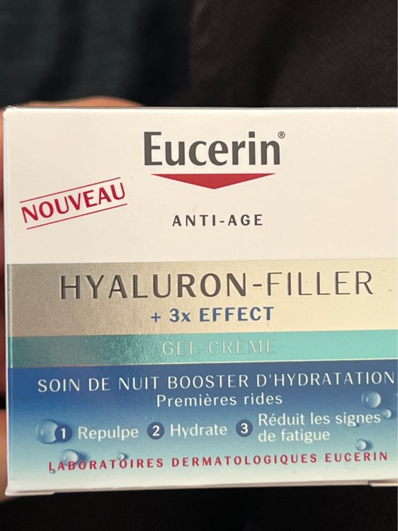 Eucerin Hyaluron Filler 3x Effect Soin De Nuit Booster Dhydratation Soin De Nuit 50 Ml 6454