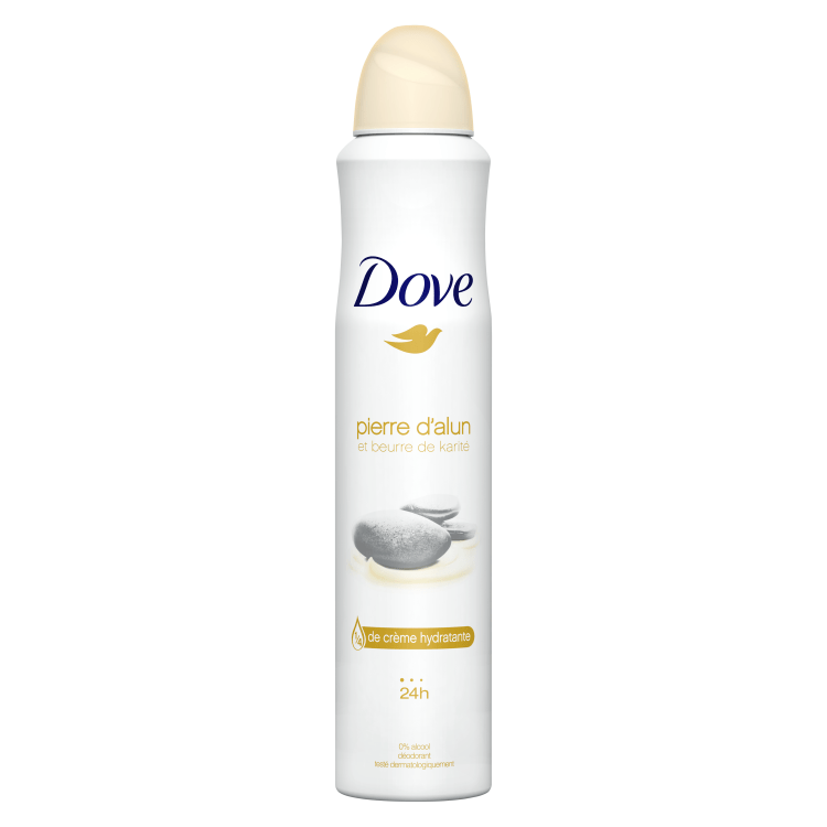 Emigrere Oceanien Udløbet Dove Déodorant Spray Pierre d'Alun & Beurre de Karité 200ml - INCI Beauty