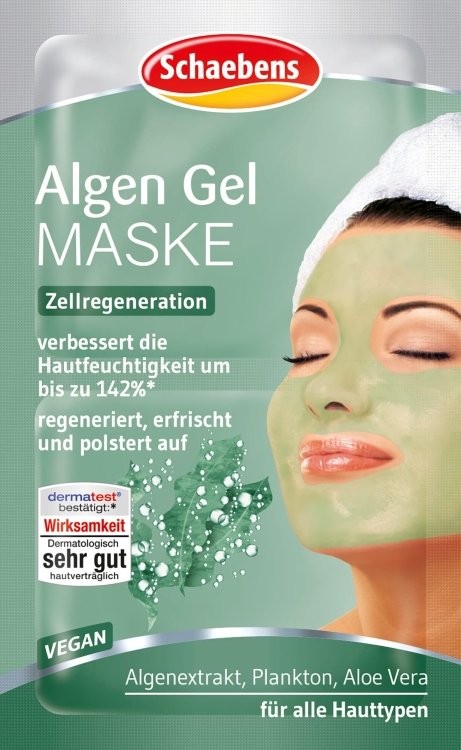 Schaebens Gesichtsgelmaske Algen (2x5 ml) - 10 ml - INCI Beauty
