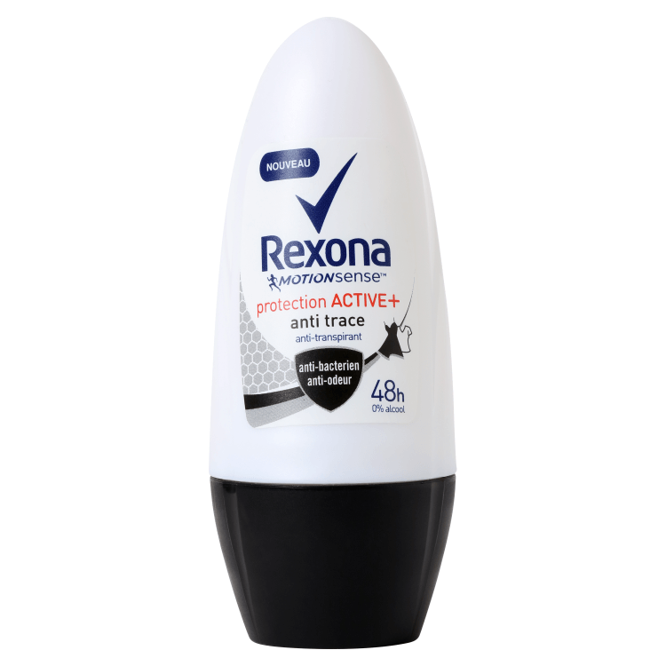 Rexona Femme Bille Transpirant Protection Active+ Anti Trace 50ml - INCI Beauty