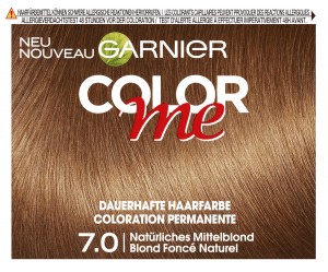 - Garnier Natürliches Stück Mittelblond 7.0 1 - - Haarfarbe Beauty Dauerhafte INCI