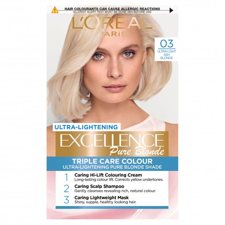 transportabel Rejsebureau Inspektion L'Oréal Excellence 03 Ultra-Light Ash Blonde Permanent Hair Dye - INCI  Beauty