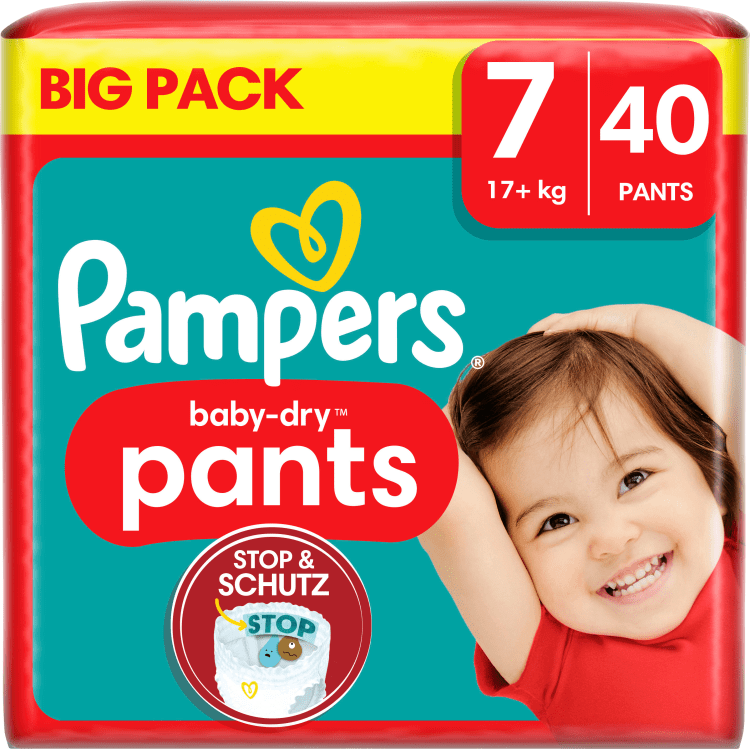 Pampers Baby Baby Dry Extra Large (17+ kg) - Big Pack - 40 St - INCI Beauty