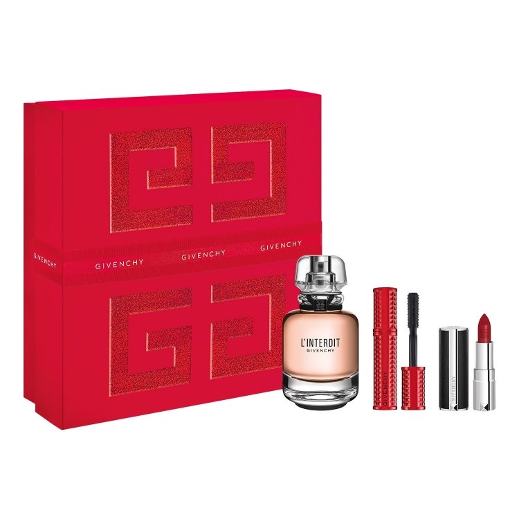 Givenchy L'INTERDIT - Coffret Eau de Parfum+mini Rouge à Lèvres+mini ...