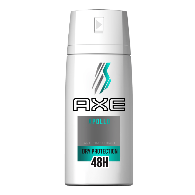 onderdak hoofdpijn Ordelijk AXE Apollo Déodorant Homme Anti Transpirant 48h Frais Spray 150ml - INCI  Beauty