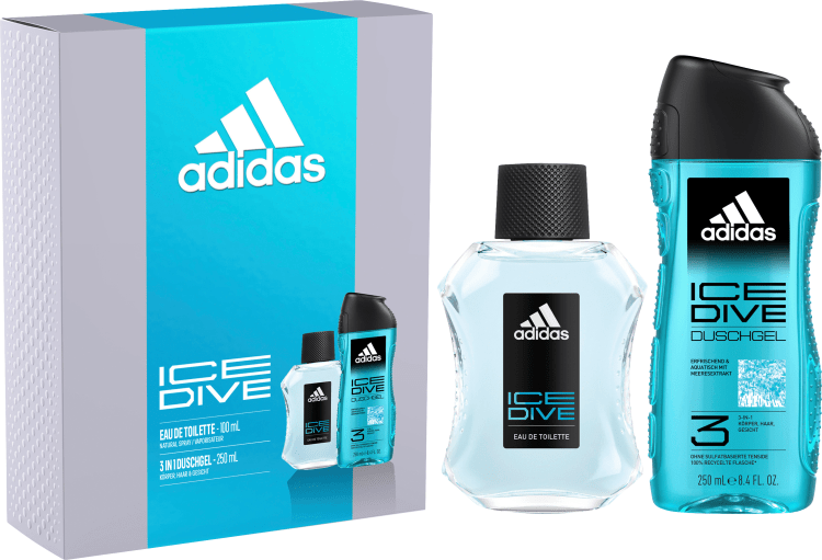 historisch Steil Ervaren persoon Adidas Geschenkset Ice Dive EdT & Duschgel 2tlg - 1 St - INCI Beauty